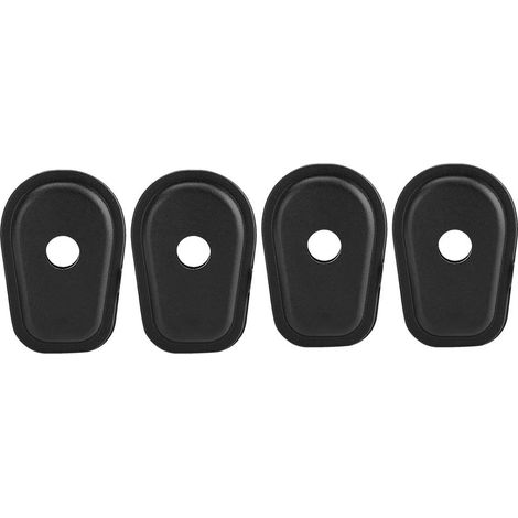 Blinkerdichtungen – 4er-Set – Strapazierfähiges Gummi – Optimale Abdichtung – Kawasaki Z-Serie – Universell schwarz (1/5)