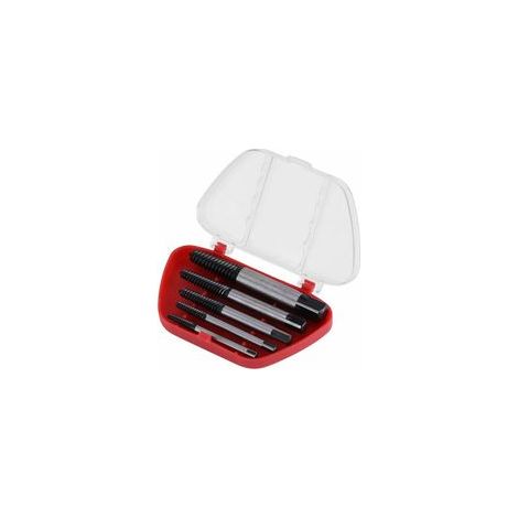 Coffret de 5 extracteurs de vis en acier pour goujons et boulons cassés 4 mm-18 mm – (1/5)