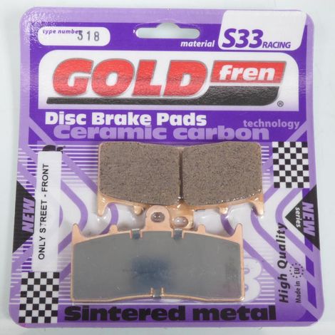 Plaquette de frein Gold Fren pour Moto BMW 1600 K B 2017 AVG / (1/2)