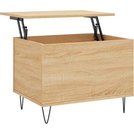 Maison Exclusive - Couchtisch Sonoma-Eiche 60x44,5x45 cm Holzwerk