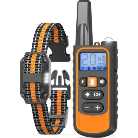 Collier de dressage - COOLIFE - Modèle 800m - Portée 800m - Vibration, Son, Choc Statique - IPX66 Étanche (1/5)