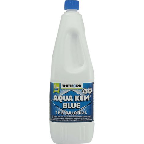 Produit toilette chimique camping-car, liquide bleu, 2 Liter, produit wc chimique camping car