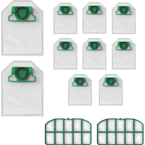 Pack accessoires pour Vorwerk Kobold VK200 - Sac aspirateur Remplacement FP200 [Lot 10] Filtre moteur Remplacement FL-M200 [Lot 2] (1/5)