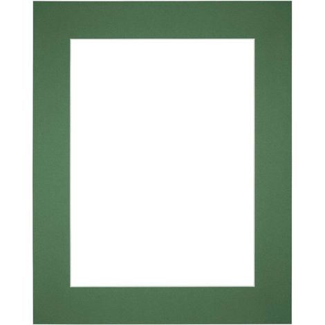 yd. - Cadre photo 24x30 - Vert foret - Carton sans acide 630 g/m² - (1/4)
