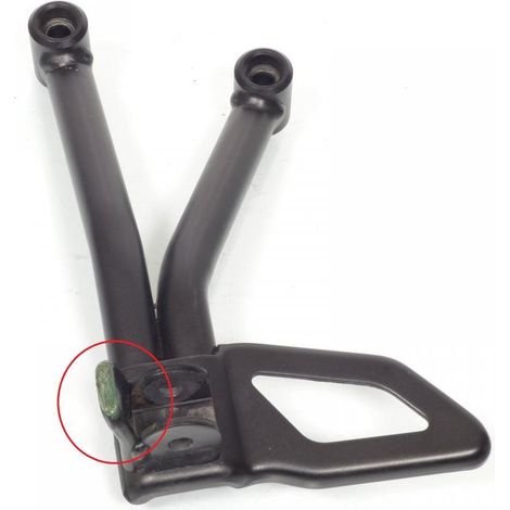 [PRODUIT D'OCCASION] Platine de repose pied passager gauche origine pour Moto Suzuki (1/3)