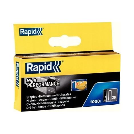 Grapas rapid no. 36 galvanizadas 12mm 1000 piezas