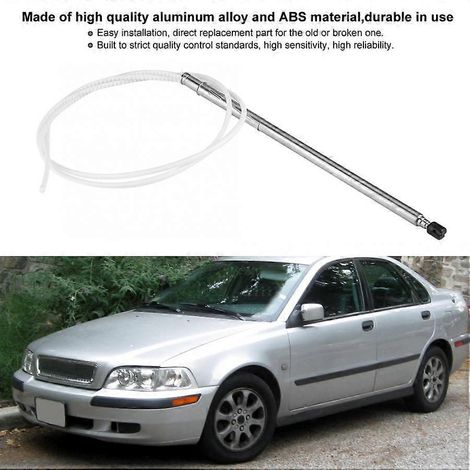 Antenne de toit pour voiture, autoradio FM/AM, compatible Volvo S40 (2000-2003), référence 3345775, en alliage blanc ABS. (1/4)
