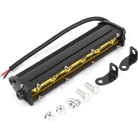 Phare de travail universel voiture 18W en alliage d'aluminium 6 LED jaune projecteur étanche (1/5)