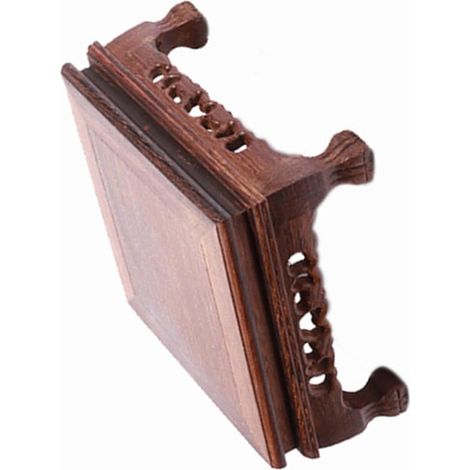 Piédestal Bois Sculpté Socle Décoratif Pour Vases Et Lampes Décoration Artisanale Chinoise Pour Intérieur (1/5)