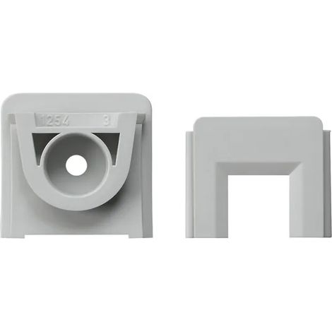 Gira Adaptador Entr.cable Canal 15 x 15 mm WG AP Gris [000830], 0008 30