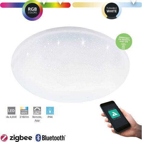 Plafoniera Contemporanea Totari-Z Acciaio Bianco 4 Luci Led Integrato 4,8W Ip44 (1/5)