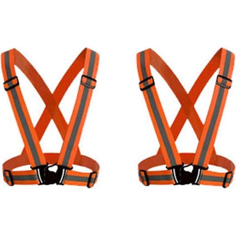2er Set Reflektorweste für Laufen, Radfahren, Outdoor, Damen, Herren, Kinder (1/5)