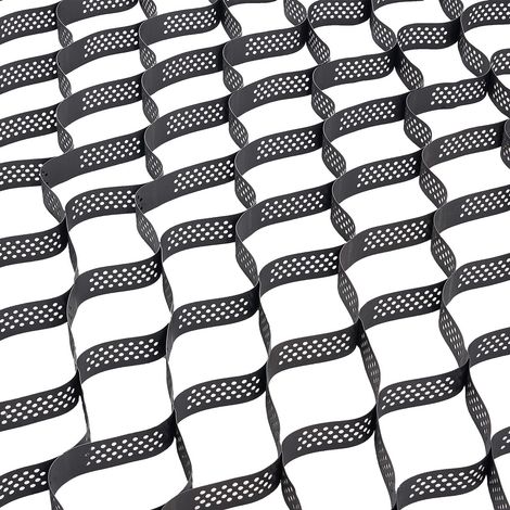 Nid de gravier 8 cm de profondeur, 5200 x 2700 mm, 853 kg/m², stabilisateur de sol gazon, grille alvéolaire perméable pour allée, jardin, terrasse, passage piéton, parking camping-car et pentes (1/5)