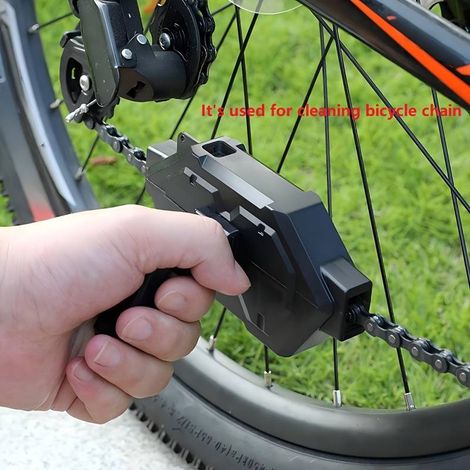 Nettoyeur de chaîne de vélo multifonctionnel, adapté au nettoyage et à l'entretien des VTT. (1/5)