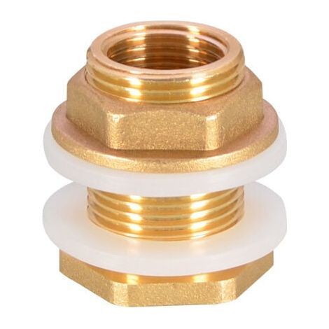 Altri accessori per rubinetti2 pezzi Connettore per tubo flessibile per serbatoio dell'acqua in ottone Adattatore per rubinetto Secchio per pioggia Tappo per serbatoio dell'acqua in ottone per rubinet (1/3)