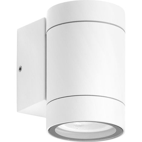 Aplique de pared CUB redondo GU10 4,50 W IP54 Blanco (1/3)