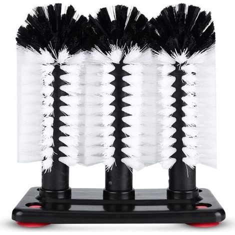 Robinet de Cuisine Flexible Bec Haut Orientable, Mitigeur Évier Monotrou Eau Chaude et Froide, Acier Inox Brossé Noir (1/4)