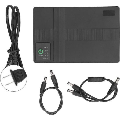 Unterbrechungsfreie Stromversorgung (USV) 8800 mAh, Eingang 85–265 V, Ausgang 5 V, 9 V, 12 V PoE, 15 V PoE, 24 V für Computer (1/4)