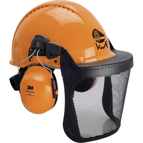 3M – Casque de protection G3000M – Norme EN 397 – Protection auditive SNR 28 dB – Conçu pour milieu forestier – Ajustement facile (1/2)