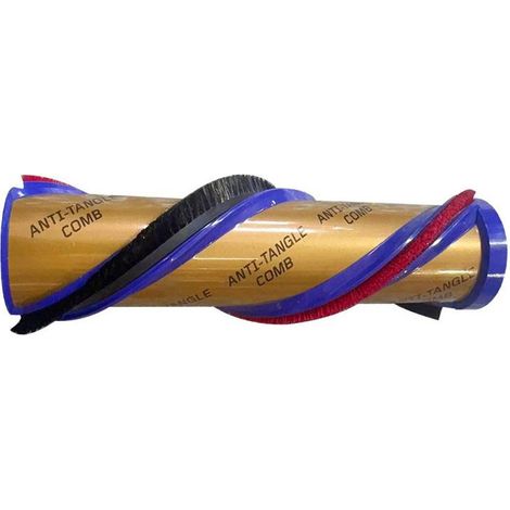 Cepillo antienredos, pieza de repuesto de alto rendimiento en color dorado para aspiradoras Dyson V11 y V15, cabezal de cepillo compatible con suelos duros y alfombras. (1/4)
