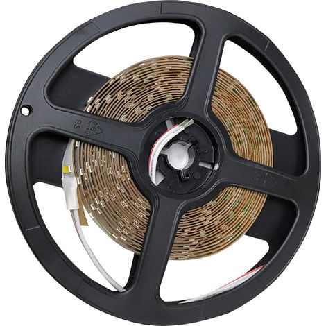 LED ATOMANT Rotolo da 5 metri di Striscia LED 18W/metro a 24V, Colore Bianco Freddo (6500K), Nastro LED con Diodo 5630, 60 LED/metro, 2100 Lumen/metro (1/4)