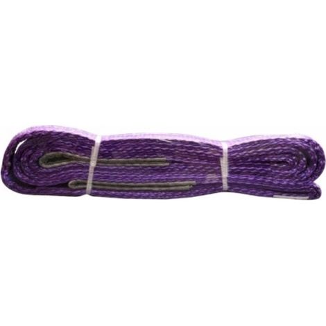 Eslinga Elevacion Plana 1000X4Mt Abierta Doble Banda Violeta Nivel (1/2)