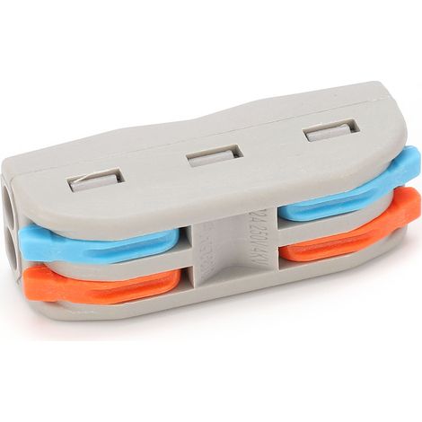 Lot de 5 bornes à sertir SPL pour câbles rigides flexibles, connecteurs rapides, multicolores SPL-2 (1/5)