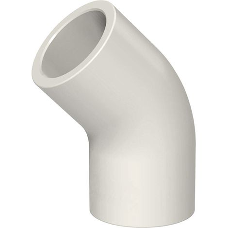 Gomito IDMAR da 3/4" a 45° in PVC, incollato - acqua fredda (1/2)