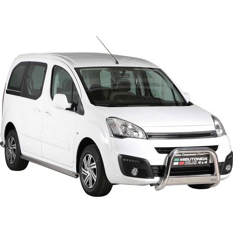 Pare-buffle Avant pour Citroen Berlingo 2015-2018 63 mm en Acier Gris (1/5)