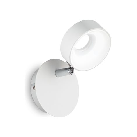 Applique Moderna Oby Metallo Bianco 1 Luce 6W 3000K Luce Calda (1/2)