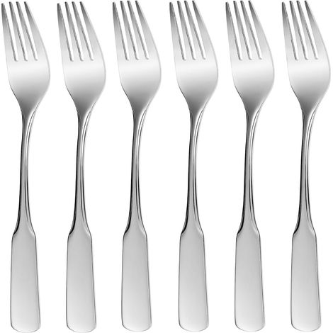 Lot de 6 Fourchettes à Dessert - Acier Inoxydable 18/10 - Collection Spaten - 16 cm - Lavable au Lave-vaisselle (1/4)