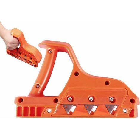 Lntyq Machine de chanfreinage de cloisons sèches, chanfreinage d'outils à main pour le travail du bois, outil de coupe pour outils à main de travail du bois, chanfreinage de cloisons sèches (45 + 60 d (1/5)