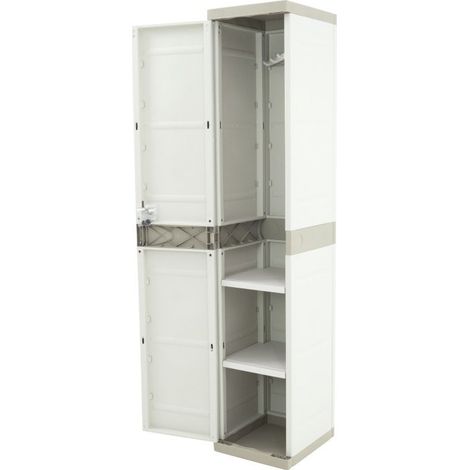 TAQUILLA 2 ESTANTES BEIGE 176x41x35 CM (1/5)