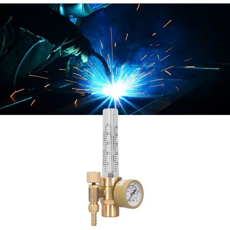 OBC-191 CO2-Gasregler, Durchflussmesser komplett aus Kupfer, Gasregelventil für MIG-Schweißen (1/5)