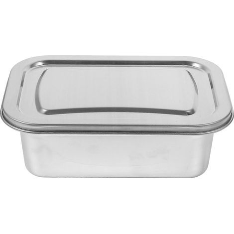 Conteneurs à crème glacée pour congélateur, bac à crème glacée, boîte de rangement pour réfrigérateur-23.00X15.50X8.00CM-Silver (1/4)
