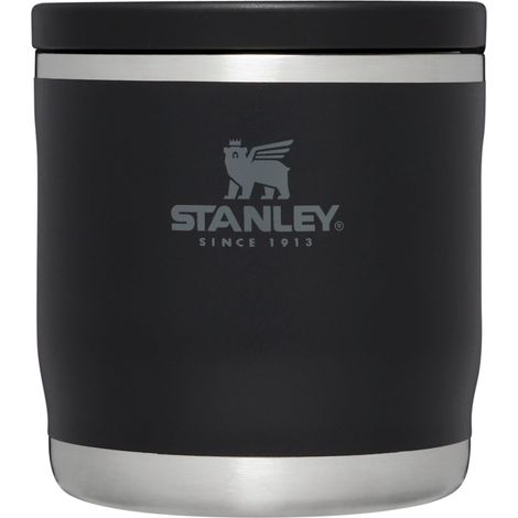 Stanley Adventure To-Go Thermos Alimenti 0.35L - Mantiene Caldo / Freddo Per 4 Ore - Antigoccia - Contenitore Termico per Alimenti - Lavabile In Lavastoviglie - Senza BPA - Nero (1/5)
