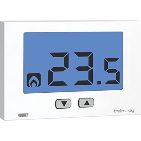 Termostato Digitale da Parete Alimentazione 230V Vemer VE720900 Thalos Key