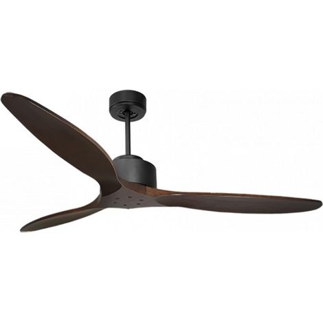 Modulo de KlassFan - Super destratificateur et ventilateur DC 166 cm Gris basalte pales bois sombre sans Lumière 30 à 60 m² (1/4)