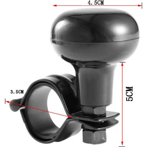 Bouton de Volant de Voiture, Bouton Volant Voiture Spinner, Grand Bouton de Volant, Spinner Poignée Boule pour Voiture, Boule De Volant Volant pour Voitures, Tracteurs, Tondeuses à Gazon, (1/3)