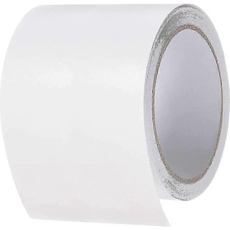 Ruban adhésif de réparation étanche 8 x 500 cm pour auvent de camping-car, bâche, serre - blanc (1/2)