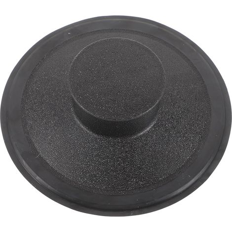 Bouchon Évier - 1 Unité - Plastique Noir - Anti-éclaboussure - Cuisine Restaurant Hôtel - 8,5 cm (1/5)