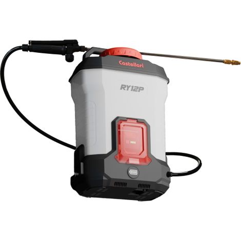POMPA A SPALLA A BATTERIA CASTELLARI 12 LT (BATTERIA NON INCLUSA)