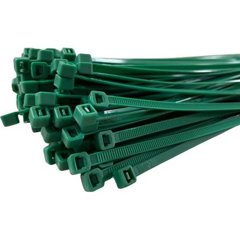 Fascette Cablaggio per elettricisti stringicavo 200x4,6 mm Verde Conf. 100 pz (1/5)