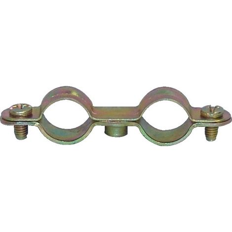 Rohrschelle ultima 200018P doppelt bichromatiert 12 bis 50 mm