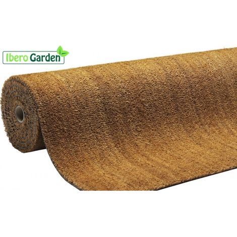 Rollo completo de suelo de coco natural ( anchura 1 metro y 17 mm de espesor )