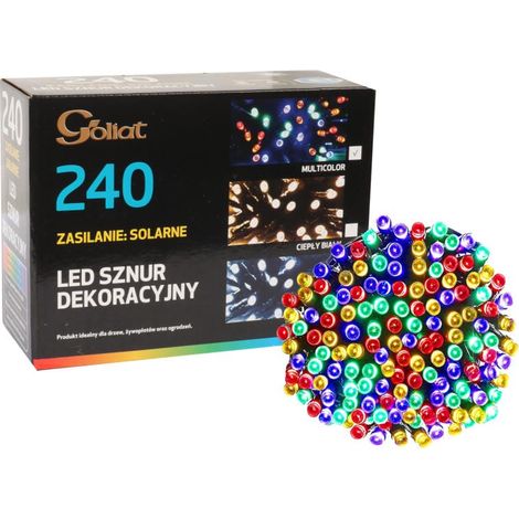 Weihnachtsbaumbeleuchtung 240 LED-Solar-Mehrfach (1/4)