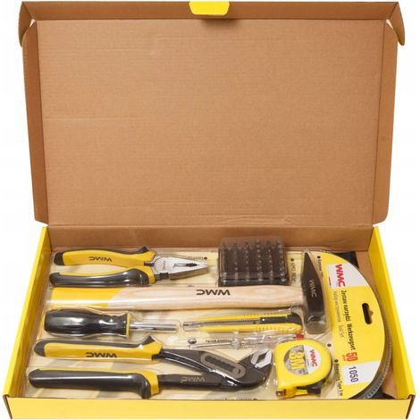 Idée cadeau - Coffret d'outils WMC 50EL comprenant tournevis, embouts et pinces