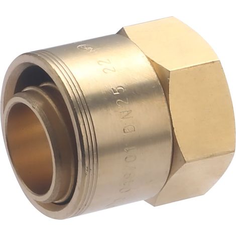 Raccord femelle écrou libre à glissement pour tube PER NOYON & THIEBAULT Ø25 - F20x27 (3/4) (1/5)