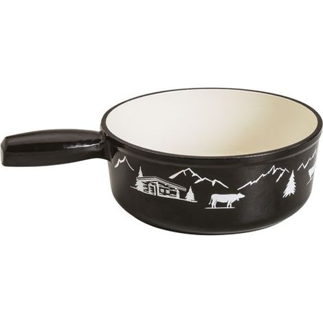 TABLE ET COOK - POELON FONTE 22CM NOIR MONTAGNE