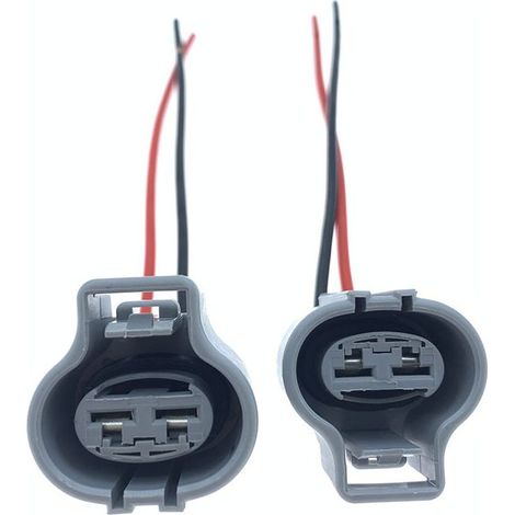 Compatible avec Kia K2, Forte, K3, K5, KX3 : connecteur de ventilateur électrique de radiateur avec résistance (JB1128-2P)